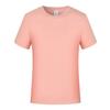 Camiseta básica de algodão pesado de manga curta, gola redonda, lisa, para publicidade, masculina e feminina, personalização com impressão de logotipo