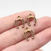 15X11Mm 0.52g Multicor DIY Liga Acessórios para Joias Estilo Cowboy Ocidental Pingente Ferradura