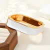 Pulseira Quadrada de Esmalte Estilo Novo Transfronteiriça com Toque de Alto Padrão, Design Aberto, Pulseira de Luxo Leve, Acessório de Pulso Versátil, Atacado do Fabricante