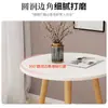Mesa Redonda Pequeña, Mesa Lateral para Sofá, Mesa Pequeña, Sala de Estar Sencilla, Mirador de Dormitorio, Mesita de Noche Mini, Mesa de Café Redonda para Casa de Alquiler