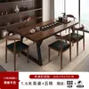 Novo Conjunto de Mesa de Chá e Cadeiras Estilo Chinês Mesa de Chá Mesa de Bule Mesa de Negociação de Escritório Mesa de Chá Simples para Varanda de Casa Grande Laje