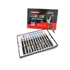 Marcador líquido directo pluma acrílica apilable pincel de punta suave traje pluma de mano 48 colores pincel de color pincel al por mayor