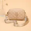 Bolsas para Mujer 2026 Nueva Moda Tendencia Bolso tipo Cámara Patrón de Diamantes Bolso de Hombro Cruzado Sencillo Dropshipping