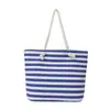 Bolso de Mano de Lona Nuevo con Patrón de Caracola de Doble Cara con Cuerda Gruesa para Mujer Bolso de Hombro Bolso Tote Bolsa de Compras de Gran Capacidad