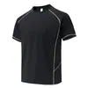Camiseta Personalizada para Hombre con Cuello y Diseño Patchwork, Camiseta de Manga Corta para Hombre para Deportes al Aire Libre Verano 2026