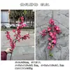 Nuevo producto transfronterizo: Flores de Magnolia Rosa Artificiales, Magnolia de la Fortuna de 3 Cabezas, Accesorios para Fotografía de Bodas y Hogar, Flores Falsas Decorativas