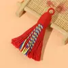 5,5cm Borlas de fio de algodão torcido à mão estilo Xizang Acessórios para chaveiro DIY, acessórios para bolsas e artesanato atacado
