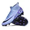 Zapatos de fútbol de caña alta nuevos al por mayor transfronterizos para hombres y mujeres, estudiantes, AG, tacos largos, TF, zapatos de entrenamiento para césped