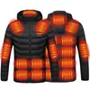 Ropa de Algodón Calefactora Zona 19 Ropa de Algodón Calefactora Inteligente Ropa de Algodón Calefactora Eléctrica Cálida para Pareja al Aire Libre Calefacción de Temperatura Constante en Todo el Cuerpo Ropa de Algodón