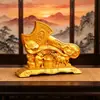Suministro directo de fábrica de adornos de hacha de la fortuna de doble dragón de aleación, un hacha para eliminar todos los desastres, elefante, lingote de oro y amuleto para cumplir deseos para la riqueza y la prosperidad, adecuado para ceremonias de inauguración
