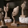 Adornos de arenisca estilo europeo figura abstracta simple escultura oficina sala de estar escultura decoraciones artísticas transfronterizo