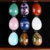 Ovo grande de cristal natural 4*3 branco roxo rosa verde vermelho azul roxo material ovo pedra bruta ornamento peça de mão para exibição e brincar