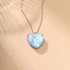 Yunjin Transfronterizo Moda Caliente Europea y Americana Colgante de Cristal en Forma de Corazón Simple Lindo Serie de Gatos Collar para Mujer