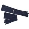Manga de Seda de Hielo con Protección Solar para Hombre Verano Nueva Llegada Medio Dedo Antideslizante Antisudor Transpirable Manga Protectora de Brazo Guantes Anti-UV