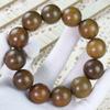 Pulseras de sándalo al por mayor todo tipo de cuentas de madera Wen juega 20MM pulsera dominante para hombre sándalo verde caoba ciprés de acantilado madera fragante
