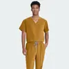 Fabricante de Origem Transfronteiriça Secagem Rápida Roupas de Lavar à Mão Elásticas Roupas Cirúrgicas para Homens e Mulheres Manga Longa e Curta Roupas de Cirurgia para Doutor