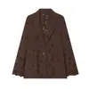 Comércio Exterior 2026 Verão Novo Estilo Europeu e Americano Moda Feminina Elegante e Estilosa Jaqueta Blazer com Ombreiras 2512930