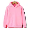 Sudadera Infantil 220g Sudadera con Capucha para Niños Sudadera de Forro Polar Sudadera Estampada 2D Versión Lisa Venta Directa de Fábrica