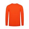 Actividad en grupo playera impresión imagen-260g algodón peinado liso cuello acanalado rojo naranja cuello redondo manga larga playera