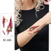Nuevas Pegatinas de Tatuaje de Halloween, Cicatrices Sangrientas Simuladas, Heridas Falsas Aterradoras para la Cara, Pegatinas de Horror, Pegatinas Faciales, Maquillaje Impermeable