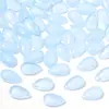 Cuentas de cristal en forma de gota con agujero horizontal, gota de agua tipo antiguo liso, cuentas de gota de agua, accesorios para colgantes de pulseras DIY