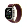 Aplicable para Apple S12/Ultra4 Correa de Nylon para Reloj Trail Color Nuevo Borgoña Mismo Estilo Color Nuevo Correa de Reloj Solo Loop