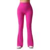 Europeu e Americano Novo Pêssego Hip Yoga Bell Pants Fitness Sports Wide Leg Micro-calças cintura alta Quick-drying Yoga Calças para Mulheres