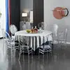 Silla de plástico transparente estilo bambú para banquetes de bodas de hotel, silla de banquete simple de acrílico cristalino Napoleón para exteriores