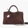 Bolso de Moda Transfronterizo Nuevo Bolso Cruzado Bolso de Mujer Bolso para Motocicleta Bolso Tote de Hombro Portátil de Alta Gama para Mujer
