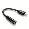 Cable Adaptador de Audio de 3.5 mm a Tipo C Trenzado Convertidor de Auriculares para Teléfono Móvil Tpc Adecuado para Huawei, Apple y Samsung