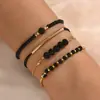 Comércio Exterior Transfronteiriço Novo Conjunto de Pulseiras Multipeças com Cristal de Amor Pérola Franja Folhas Argila Macia Conjunto de Pulseiras