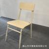 Silla de entrenamiento de tubo redondo simple Silla de conferencia pupitre escolar silla dormitorio de estudiante universitario computadora oficina apartamento silla de madera