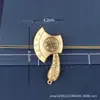 Nueva Pieza de Manija Giratoria de Hacha de Latón Colgante Generativo Bendecido de Paz Colgante Joyería Creativa Giratoria