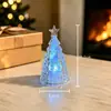 Luz de noite de árvore de Natal brilhante, Decoração de atmosfera para festa de Natal, Presente de Natal para crianças, Ornamento de mesa