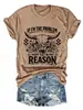 Amazon eBay site independente da moda e único feminino "se eu sou o problema" cabeça de touro T-shirt colorida de algodão de manga curta