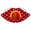 Fábrica de Capas Infantiles Personalizadas Europeas y Americanas para Acción de Gracias Capas Infantiles de Pavo para Acción de Gracias con Cordones Hechas a Medida
