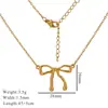 Pingente de Joia Transfronteiriço Colar de Flor Tridimensional Pingente de Laço Joia Corrente da Clavícula Luxo Leve Nicho Feminino Versátil