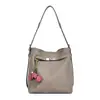 Moda de Nicho Bolsa Kelly Feminina 2026 Nova Casual Versátil Bolsa de Ombro Único Transversal Bolsa Macia Bolsa Saco Bolsa Tote