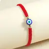 Pulsera Popular Ojo de Diablo de Amazon con Cuentas de Cristal para Niños y Niñas, Joyería de Mano de la Suerte, Pulsera Trenzada Ajustable