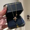 Colar retrátil estilo antigo em prata de lei S925 com banho de ouro real, fio de alta dureza com processo de trefilação, flor de íris, tipo push-pull