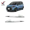 Adecuado para Toyota 22 Sienta Tiras Decorativas para Modificación de Espejo Retrovisor, Tiras Brillantes Galvanizadas Especiales Anticolisión para Espejos de Reversa