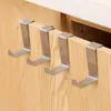Gancho Trasero para Puerta de Gabinete de Acero Inoxidable Gancho Creativo sin Clavos Detrás de la Puerta Perchero sin Rastro Colgar Ropa Sin Rastro Sin Clavos