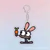 Nuevo Producto Innovador Llavero Zootopia Divertido y Lindo Colgante Plano de Acrílico Nick Judy Pareja