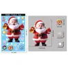 Navidad Dibujos Animados Lindo Hombre de Jengibre Papá Noel Reno Ventana de Dormitorio Decoración de Embellecimiento Pegatina Electroestática para Vidrio