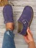 Amazon Cross-Border Novas Sandálias para Mulheres Exportação Bico Redondo Salto Baixo Casuais Meias Chinelos Cor Pura 43 Tamanho Grande Sapatos Femininos Retrô