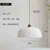 [Transfronterizo] Algodón y Lino Minimalista Wabi-Sabi Mesita de Noche Comedor Entrada Pantalla Redonda Lámpara Colgante Dormitorio Natural Estilo Japonés Sencillo