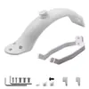 Adecuado para Accesorios de Guardabarros Trasero para Patinete Eléctrico 1S Pro M365 Juego de Tapa de Silicona y Soporte para Luz Trasera