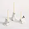 Artesanato de Resina Novo Transfronteiriço Velas Fantasma Enfeites Desenho Animado Fofo Decoração de Cena de Festa de Halloween