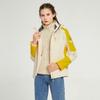 Jaqueta Três em Um Rígida para Uso Externo Feminina, Destacável, À Prova de Vento, Impermeável, Forrada com Fleece, Acolchoada, Adequada para Trekking e Montanhismo, Também Disponível para Homens