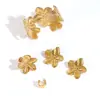 Pulsera, Anillo y Pendientes de Acero de Titanio Florales de Moda Estilo Ins para Mujer, Juego de Joyería Personalizable Ajustable de Acero Inoxidable